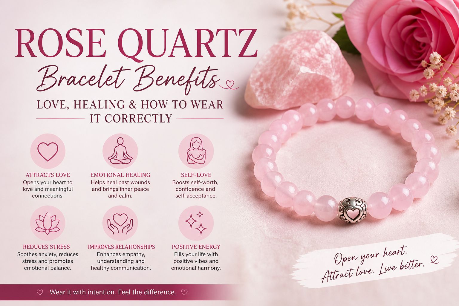 Rose Quartz Bracelet Benefits: Love, Healing and How to Wear It Correctly
