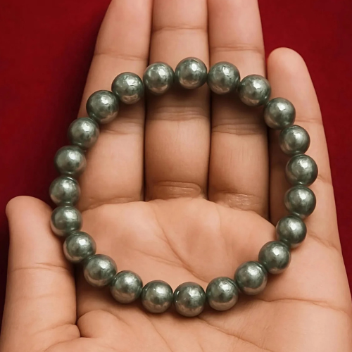 The Moksham Super Raw Pyrite & Rose Quartz Combo Bracelet