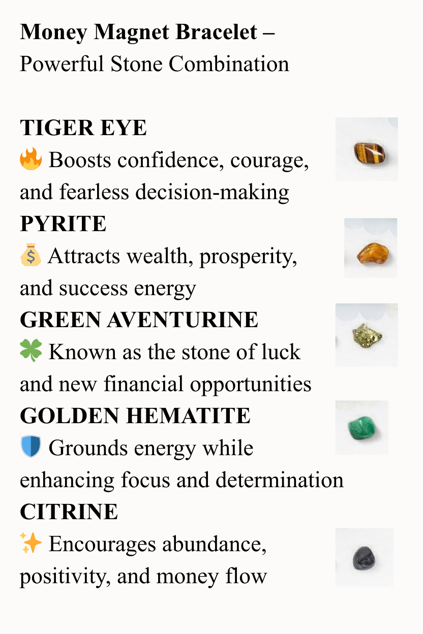 The Moksham Money Magnet Bracelet