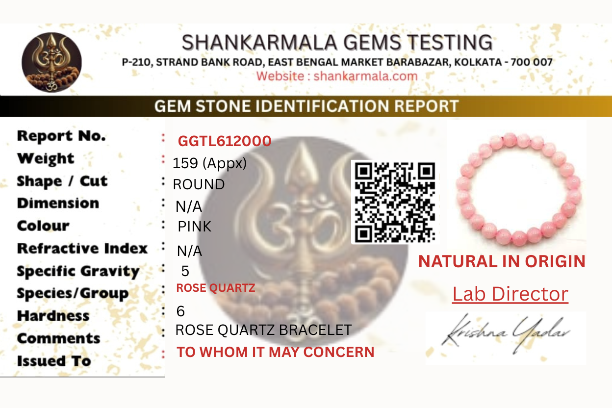 The Moksham Rose Quartz Bracelet