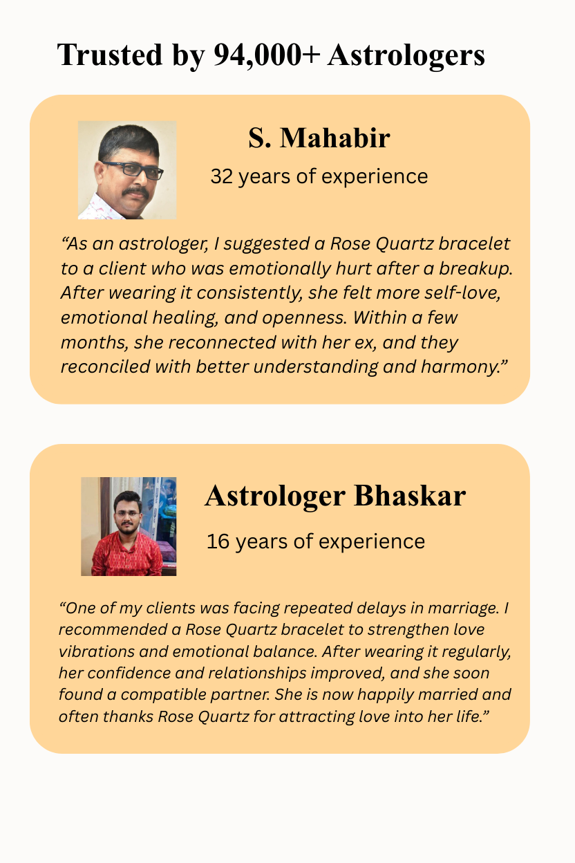 The Moksham Rose Quartz Bracelet