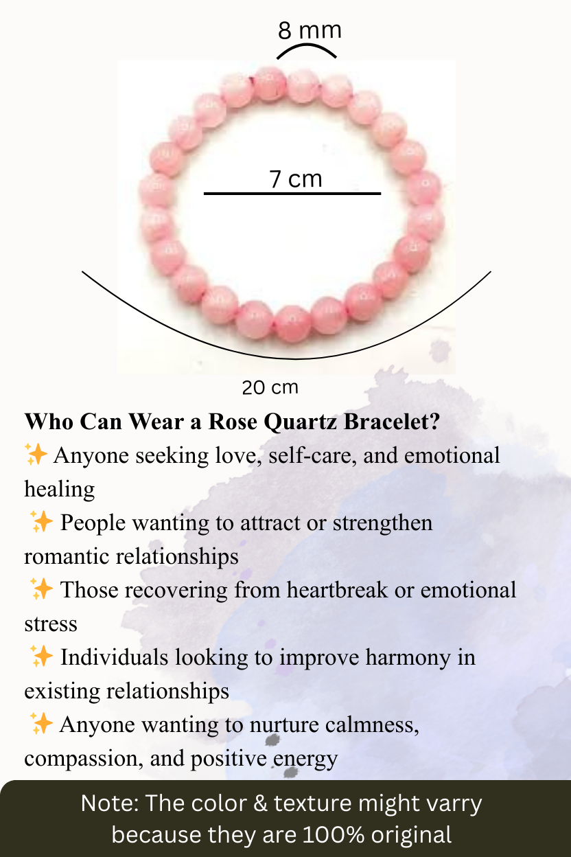 The Moksham Rose Quartz Bracelet
