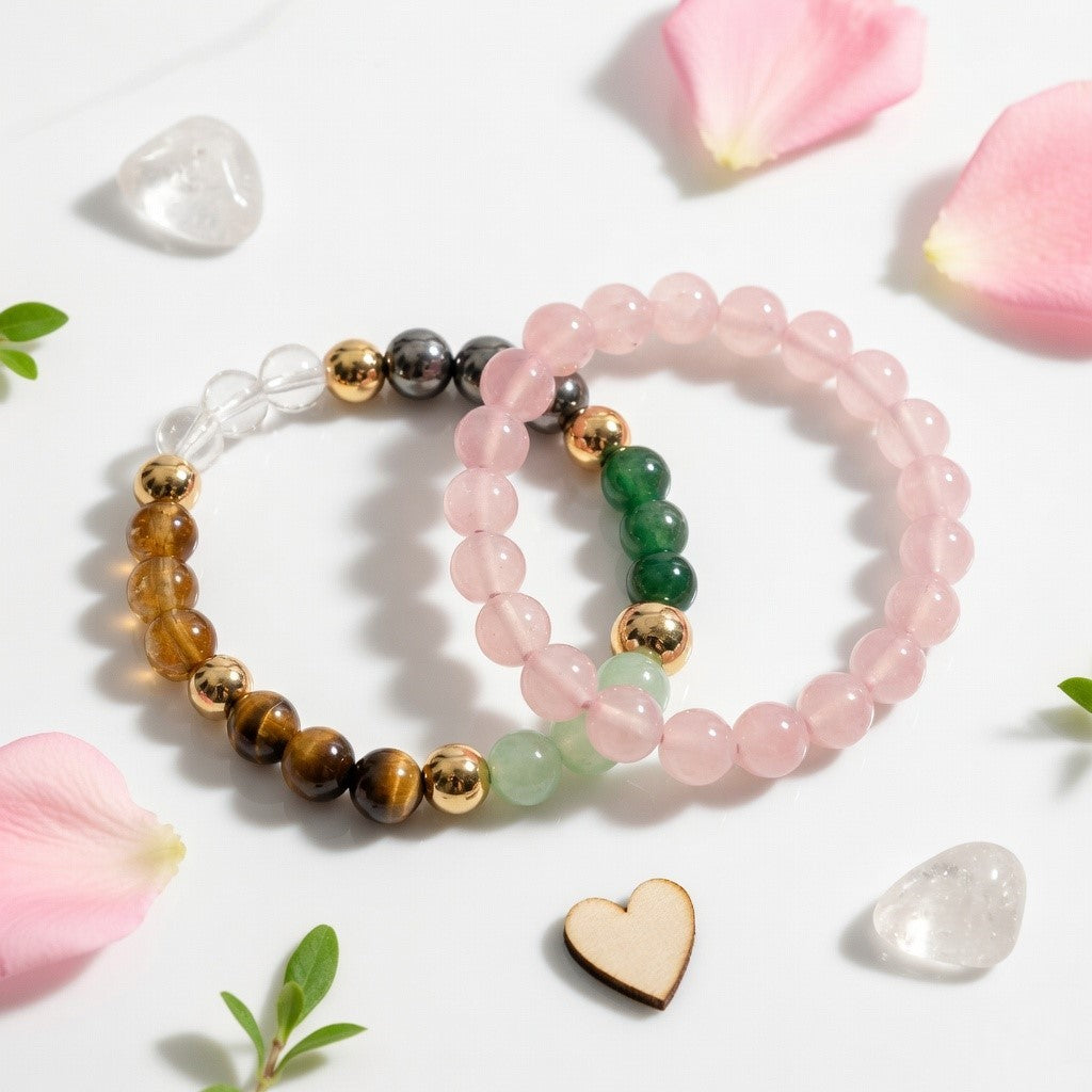 Dhanyog & Rose Quartz Combo