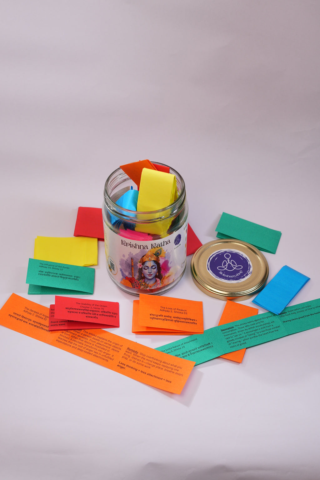 Krishna Katha: Bhagavad Gita Wisdom Jar