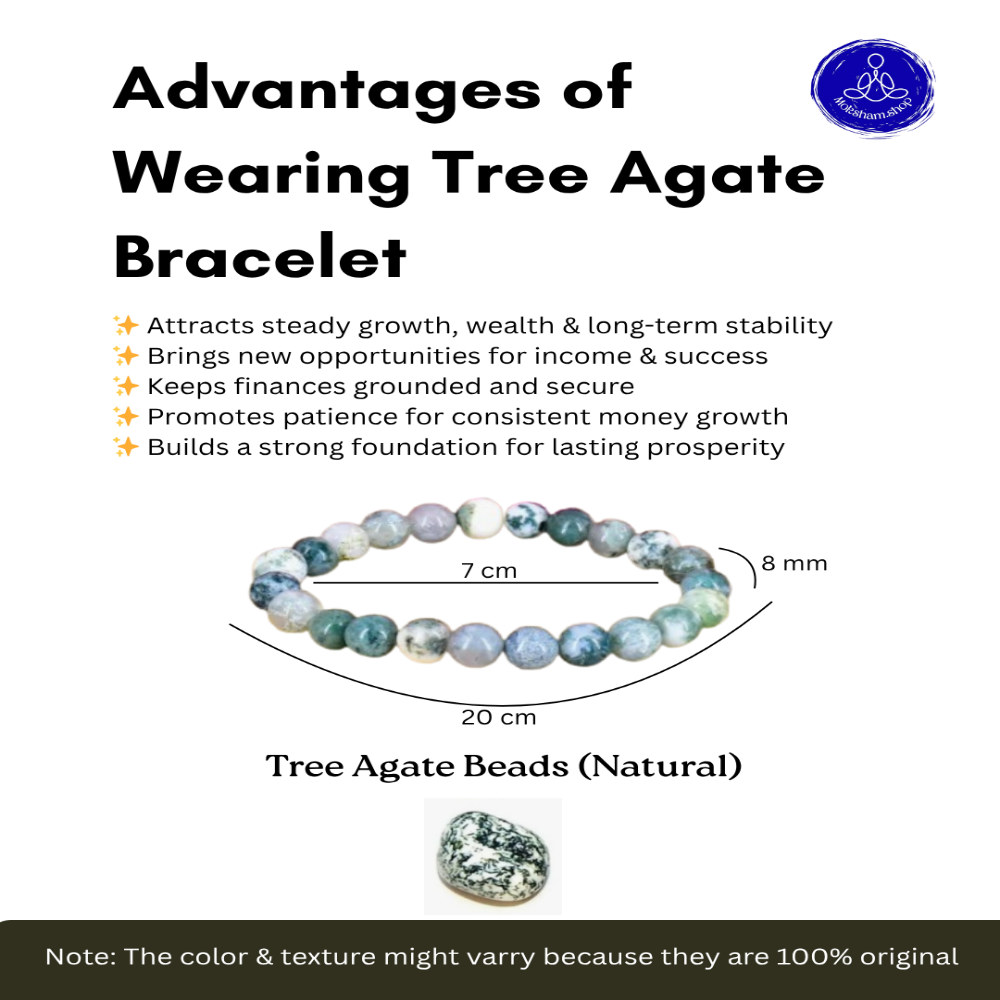 Tree Agate Bracelet