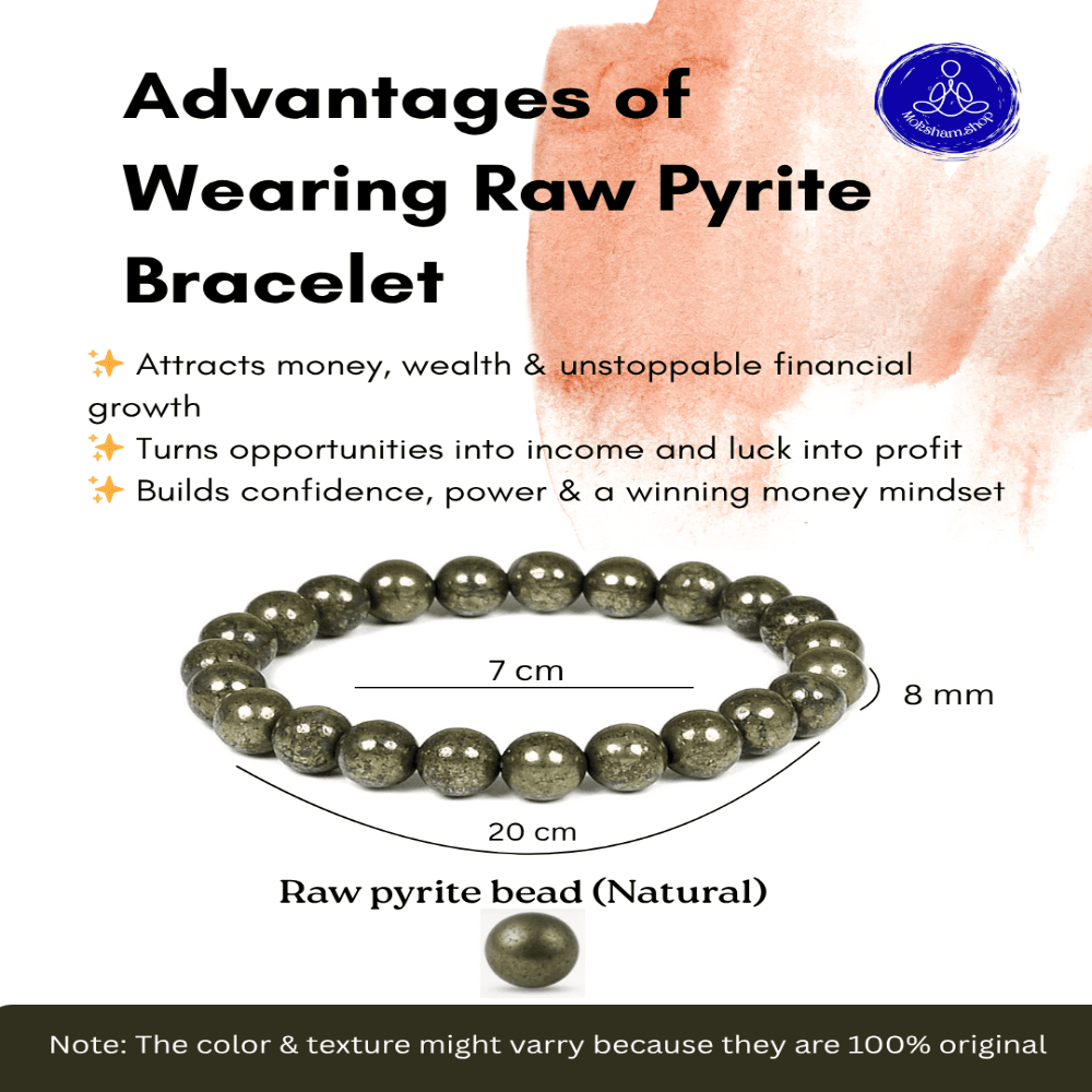 Raw Pyrite Bracelet
