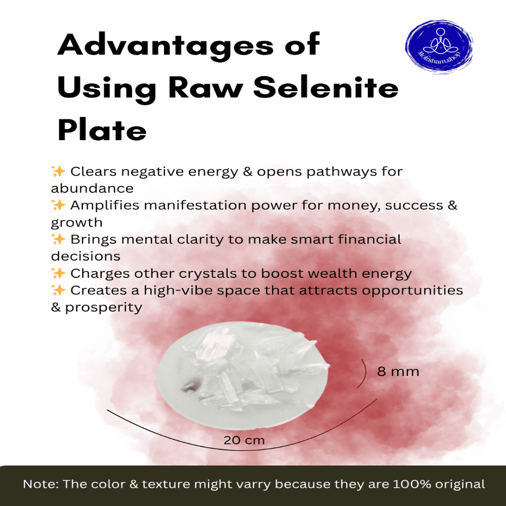 Raw Selenite Plate