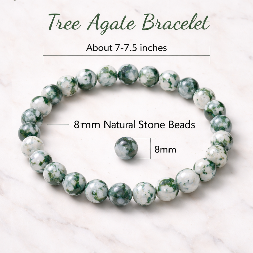 Tree Agate Bracelet