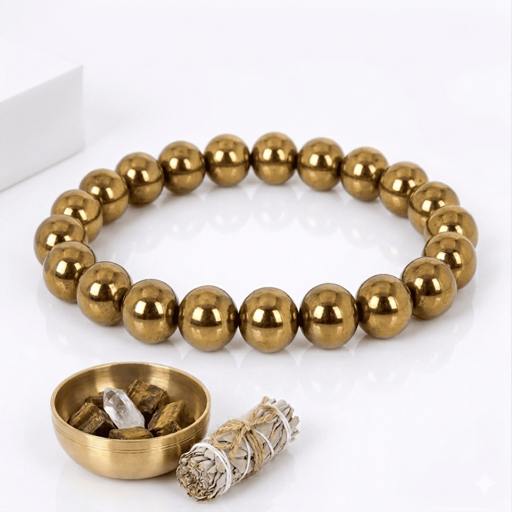 Dhanyog & Golden Pyrite Combo