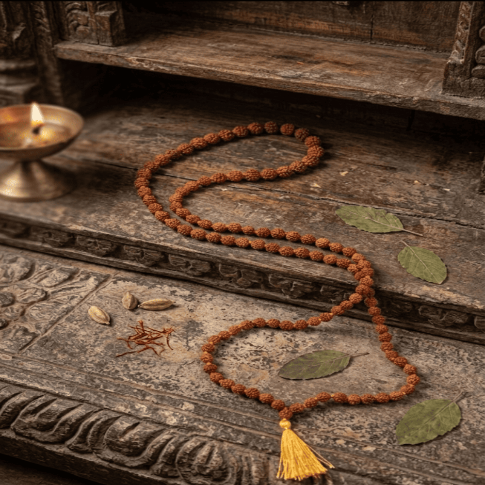 5 Mukhi Rudraksha Mala