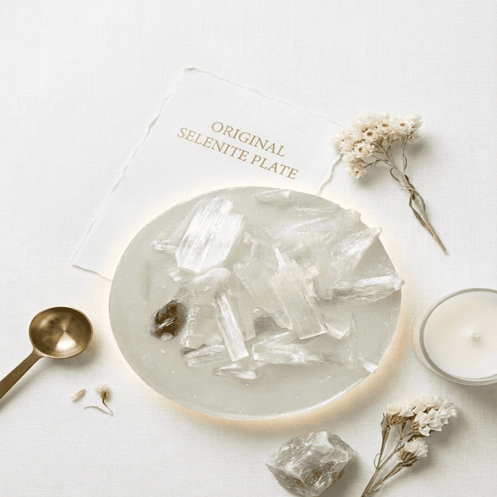Raw Selenite Plate