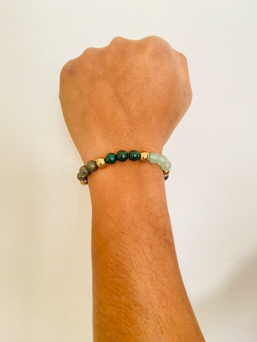 The Moksham Money Magnet & Golden Pyrite Combo Bracelet