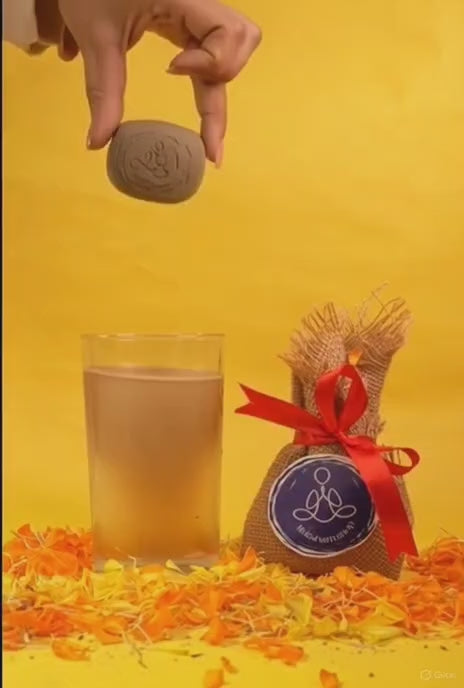 Sacred Ganga Soil Bar – Traditional Ganga Mitti for Rituals &amp; Pooja